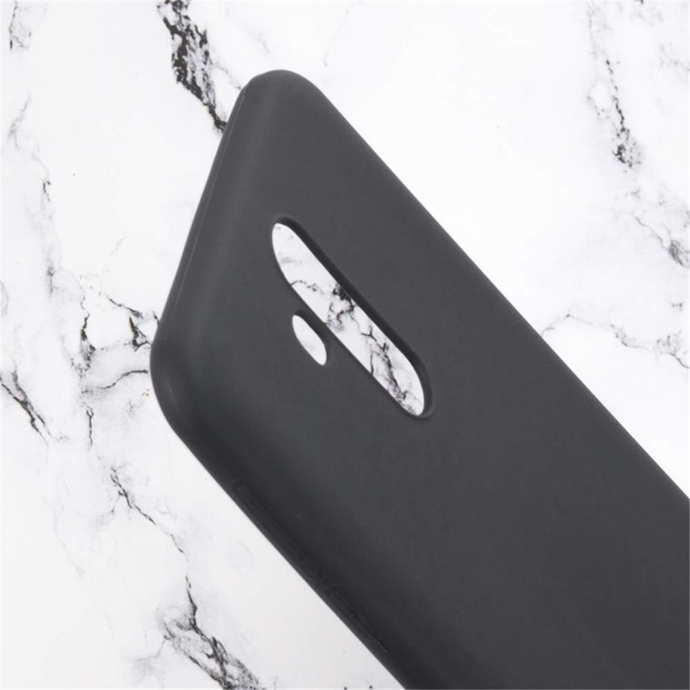 KARTXITAI Cover Compatibile con OUKITEL C3 Custodia,Protettiva per Tutto il Corpo Morbida al Tatto,Slim in Silicone TPU con Assorbimento degli Urti e Anti-Graffio - Fiori bianchi e blu