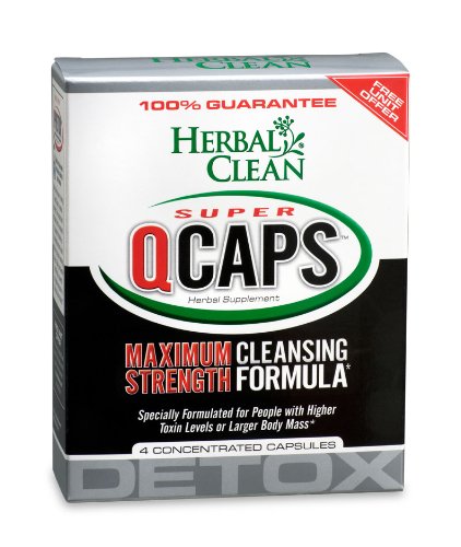 Herbal Clean Super QCaps Maximum Strength Detox - 4 Capsules