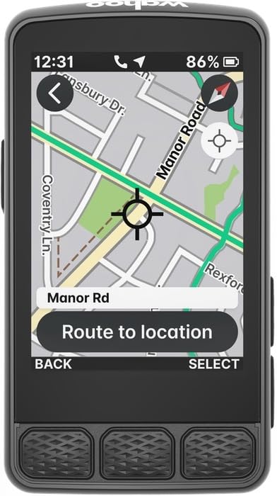 Wahoo Fitness ELEMNT ROAM 3 GPS Fahrradcomputer, Schwarz – Ansicht 7