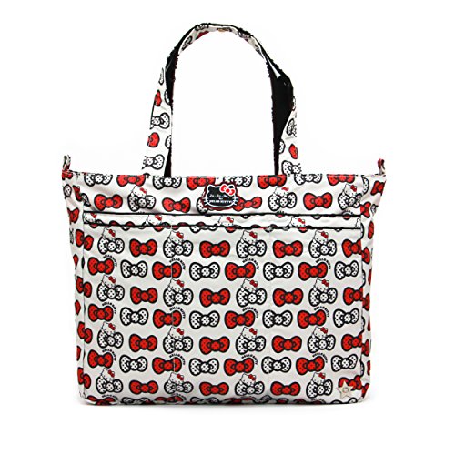 Ju-Ju-Be Hello Kitty Collection Super Be Zippered Tote Diaper Bag, Peek A Bow