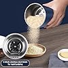 PORFOYO Macina Caffè Elettrico 300W, Macina Spezie Elettrico con Lama in Acciaio Inossidabile, Coffee Grinder, Macinino per Semi di Lino, Pepe, Sale, Noci, Cereali