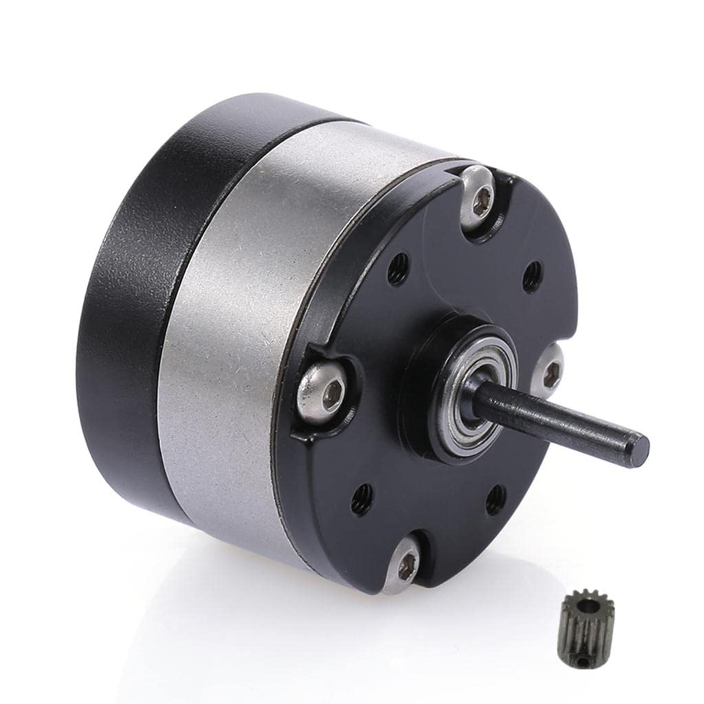 Gralara Planetary Getriebereduktion Einheit mit 540 Motor Zubehör Zahnradreduktionsmodul RC Auto Teile Stahlmaterial für Reibungslosere Fahrzeugstarts für