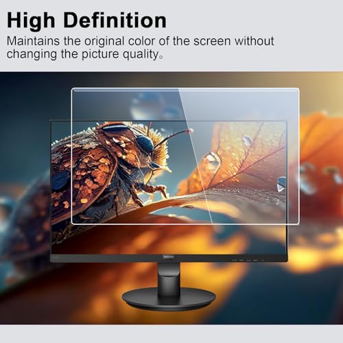 BSPROTE 23-24 Inch Blue Light Filter for Computer Monitor, Computer Screen Blue Light Blocker Panel for 23, 23.6, 23.8, 24 Inch Diagonal Widescreen Desktop PC iMac Monitor, HD Not Anti-Glare by BSPROTE - Image 4