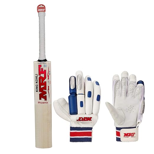 MRF King Virat Kohli Limited Edition English Willow Cricket Bat Phoenix Ready to Play with