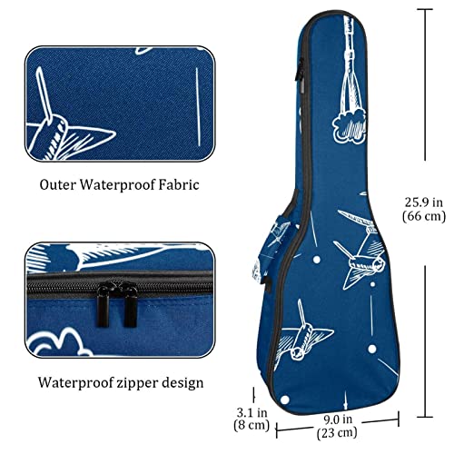 Housse pour ukulélé spatial avec fond bleu marine 10 mm d’épaisseur rembourrage en éponge 53,3 cm avec sangles réglables… - Les Beatles, Paul McCartney, John Lennon, RIngo Starr, George Harrison Housse pour ukulélé spatial avec fond bleu marine 10 mm d'épaisseur rembourrage en éponge 53,3 cm avec sangles réglables… – Image 5