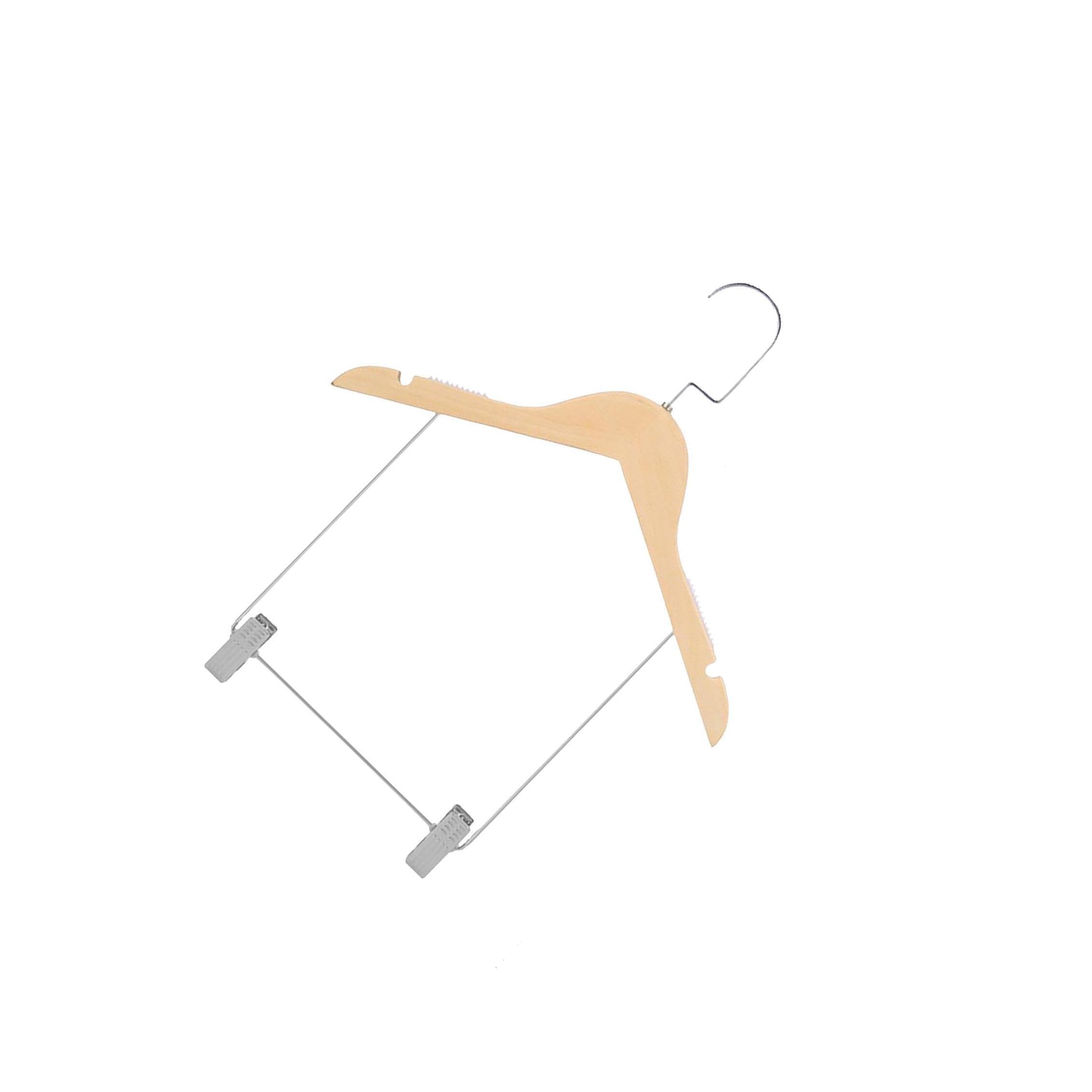 TWISAXC Stackable Pants Hanger Saving Hangers Closet Hanger Featuring Clip Built For Strength And Clothing Space Saving Pants Organizer Clip Hangers, for Kids