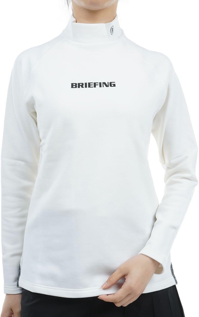 BRIEFING GOLF ブリーフィング ウールハイネック長袖Tシャツ グレー系 