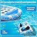 Inflatable Pool Floats Adult, 3-in-1 Pool Float Lounger with Canopy and Cup Holder, XL Floating Pool Floaty Raft for Swimming Pool Lake Beach, Tanning Pool Floaties Toys for Adults