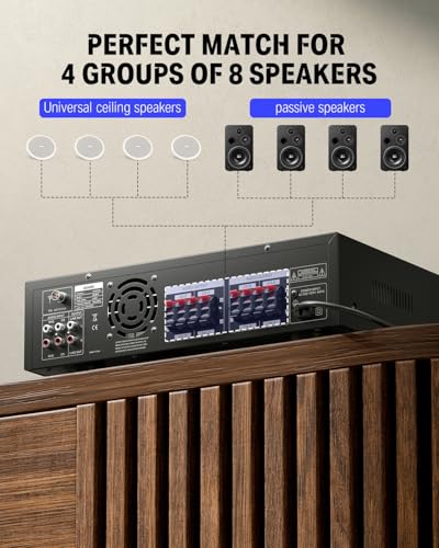 Donner EC6509 Bluetooth 5.0 Stereo Audio Amplifier Receiver thumb #2