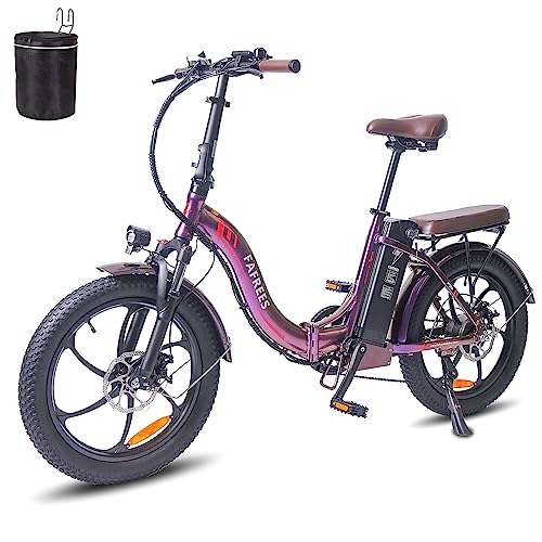 Fafrees F20 Pro - Bicicleta Eléctrica Plegable De 20 Pulgadas, 250 W, 36 V, 18 Ah, Batería Con Supercapacidad, Con Luces Traseras Según La Norma Stvzo, Shimano 7s, 20 X 3.0 Fat Tire Fafrees F20 Pro - Bicicleta Eléctrica Plegable De 20 Pulgadas, 250 W, 36 V, 18 Ah, Batería Con Supercapacidad, Con Luces Traseras Según La Norma Stvzo, Shimano 7s, 20 X 3.0 Fat Tire