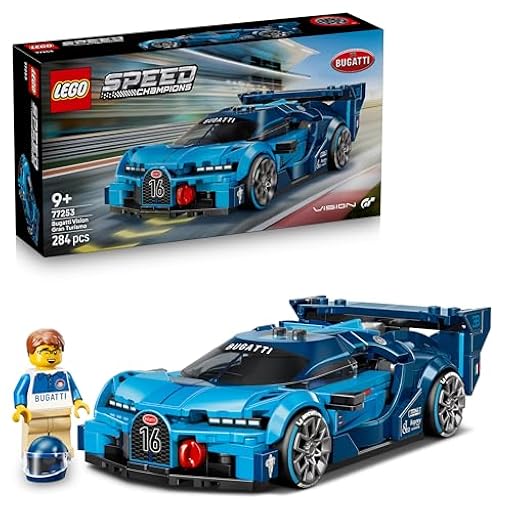LEGO Speed Champions Coche Hiperdeportivo Bugatti Vision GT – Maqueta en Kit – Coche de Carreras con 1 Minifigura de un Piloto – Set de Construcción para Mayores de 9 Años – 77253 | Ya disponible en tu tienda friki favorita! En mundofriki.es!
