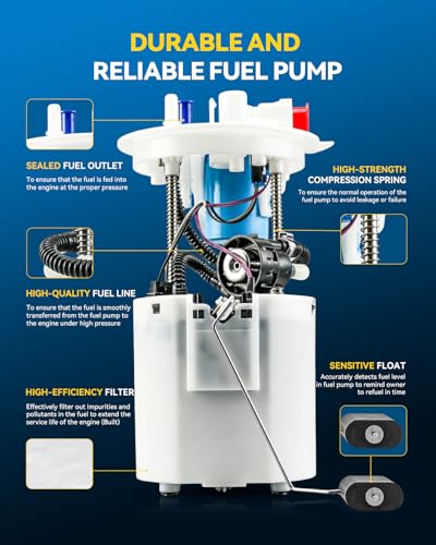Image of PHILTOP Electric Fuel Pump Assembly FG1736 for 2013 2015 Chevy Malibu 2.5L