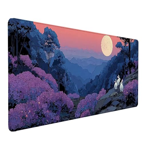 Tapis de souris XXL antidérapant et imperméable pour éviter les glisses