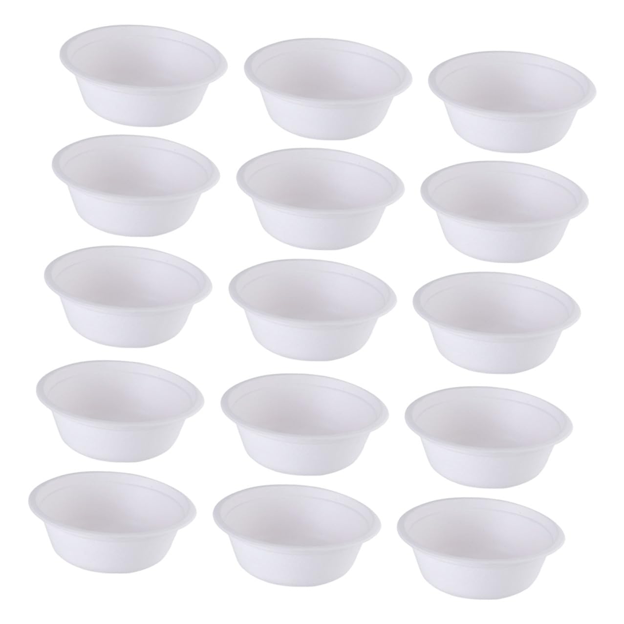 Bols en Pâte à Papier 500 Ml POPETPOP Jetables Blancs pour Vaisselle Maison et Peinture