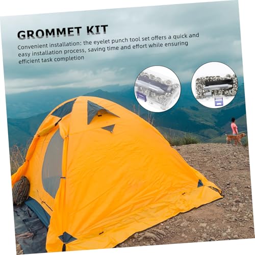Kit de pose pour œillets 100 ensembles avec boîte de rangement pour vos projets - 4