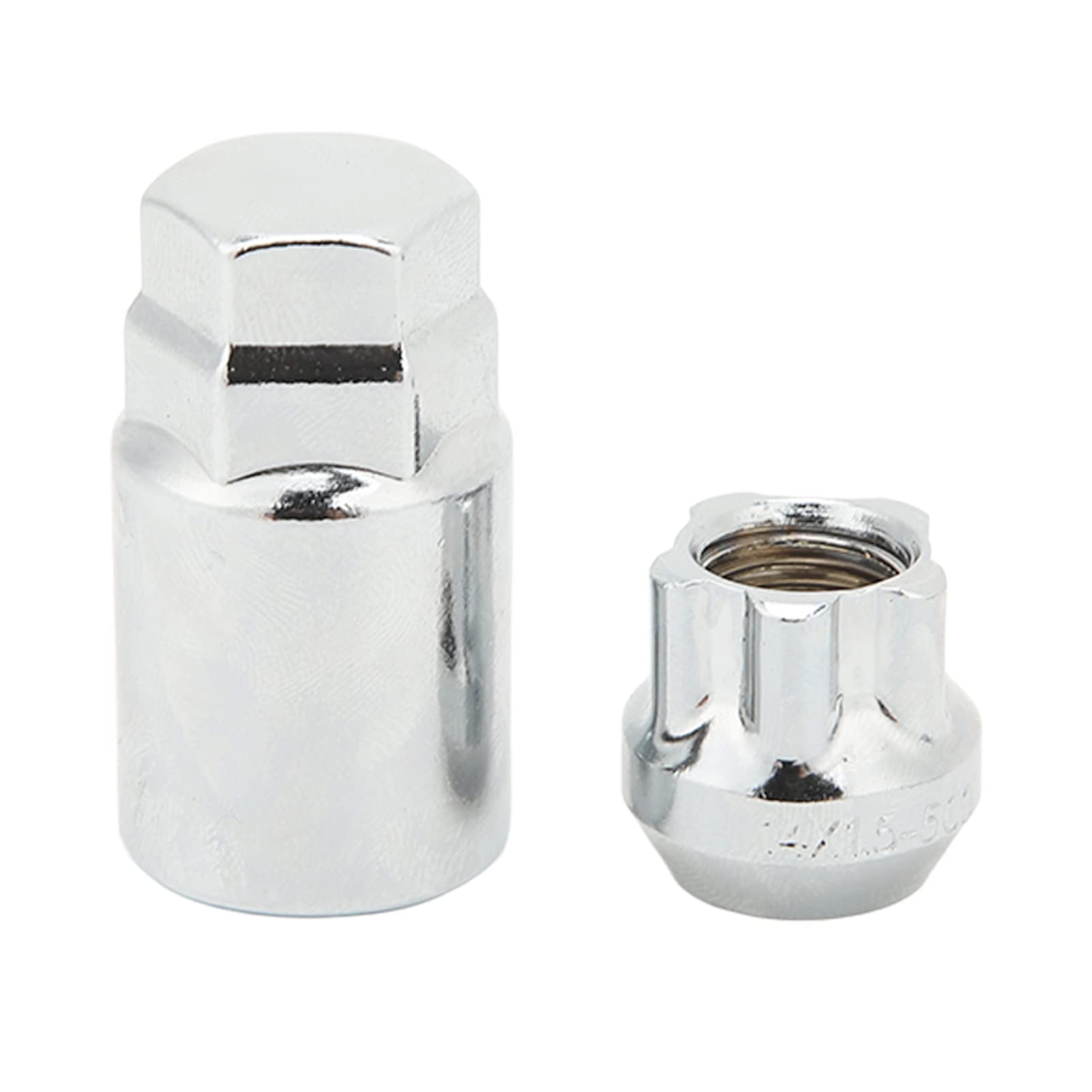 Keenso Écrous de Roue de Verrouillage, M14 X 1.5 Siège Conique en Acier Inoxydable Verrous de Roue écrous de Verrouillage de Roue Boulons Kit de Remplacement pour 3 Y S X