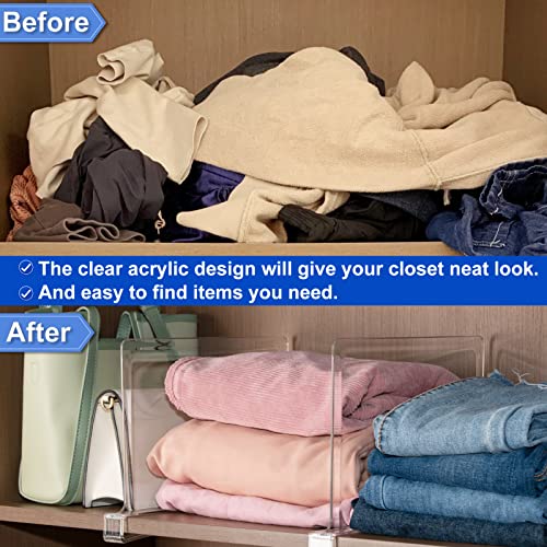 HONSREO-Shelf-Dividers-for-Closet-Organization-6-Pack-Acrylic-Shelf-Divider-for-Clothes-Purses-Clear-Plastic-Separators-for-Wood-Shelves-Cabinets-Bedroom-Kitchen-Office