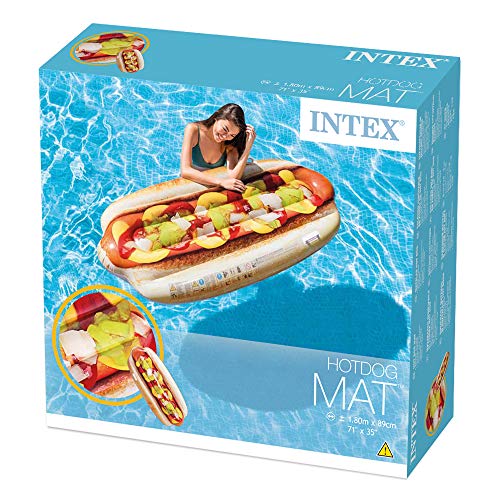 Inflatable Mattress For Pool Hotdog Intex #TOP5