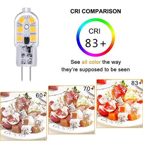 Akynite G4 LED 2W Luce Fredda 6000K, 12V AC/DC