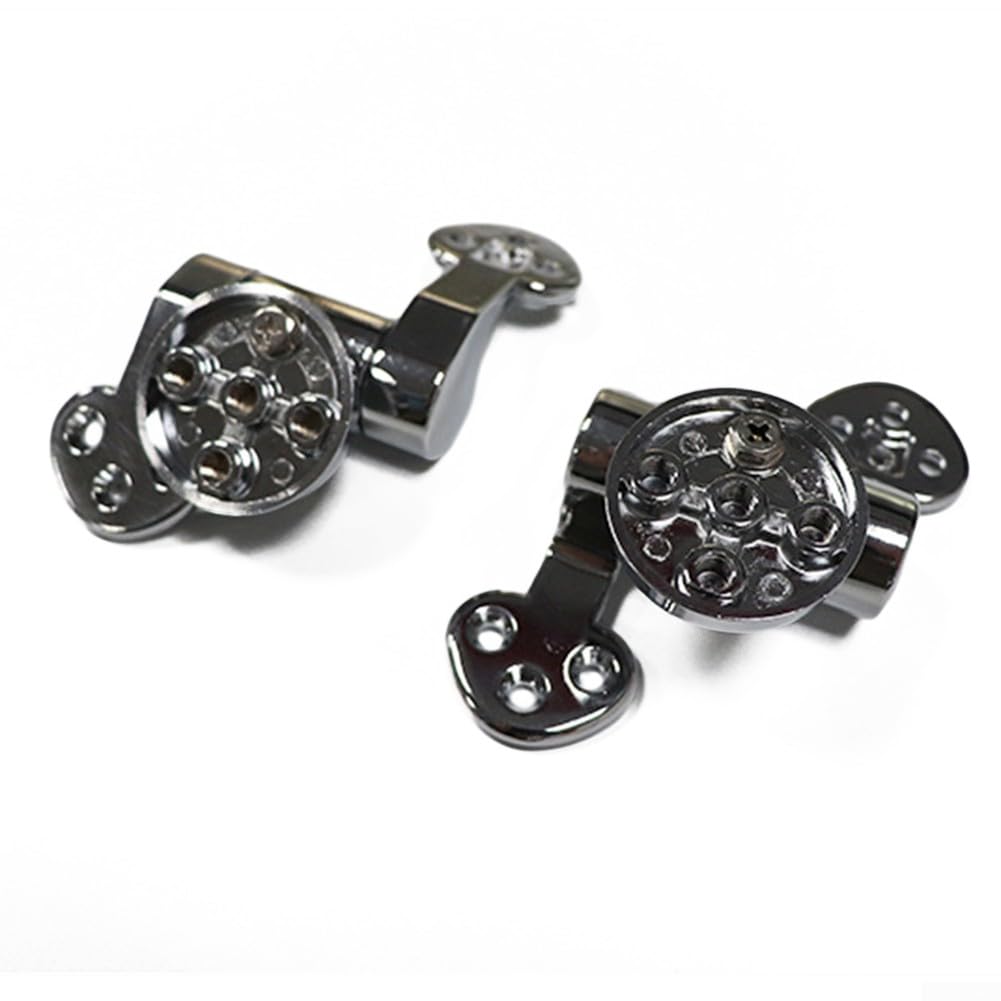 Kit Cerniere Per Sedile WC - Sgancio Rapido In Lega Di Zinco, Adatto Per Fori 7-8mm, Fissaggio Superiore - Foto 6