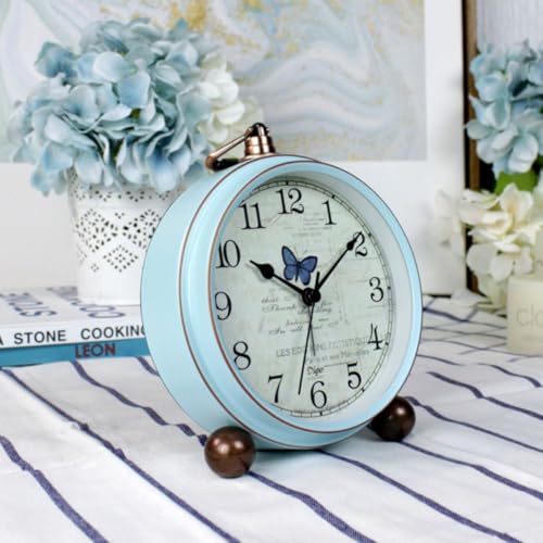 Reloj de sobremesa retro CRAFTHROU con alarma para salon 6