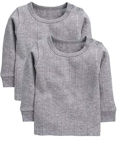 Image of NEVA Kids Winter Wear Thermal for Baby Boys and Girls Uper Full Sleeves Body Warmer Top Pack of 2