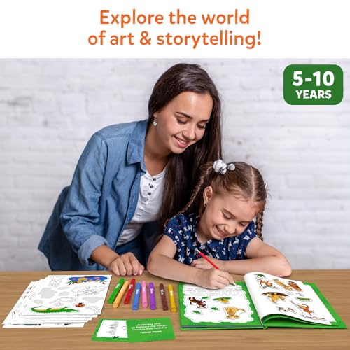 Image of Skillmatics Storybook Art Kit - DIY Craft & Writing Kit for Kids | Create Animal-Themed Stories with 300+ Stickers, Scrapbooking & Journal Activity, Gifts for Kids Ages 5, 6, 7, 8, 9, 10
