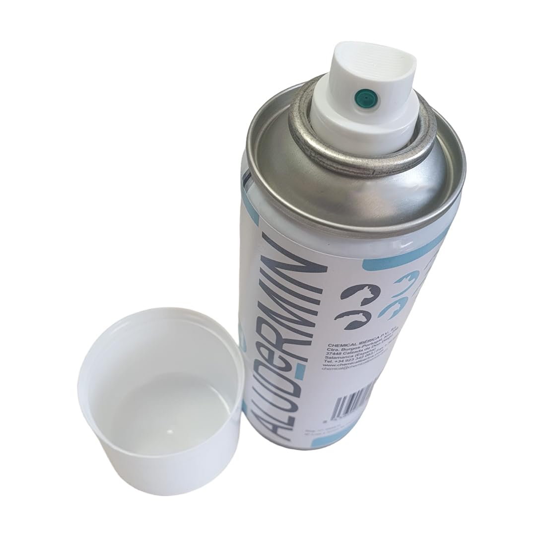 Aludermin Spray per ferite nei cani 270 ml | Disinfettante cani - Per la pulizia e la cura delle zone ferite - Cura ottimale delle ferite - Ferite del cane - Cicatrizzante cani spray