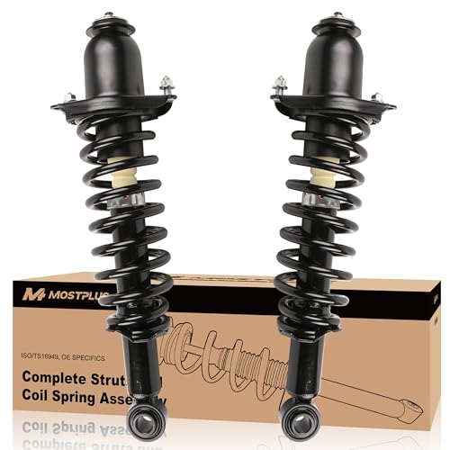 MOSTPLUS 2X Rear Complete Struts Shocks Coil Springs Compatible for
