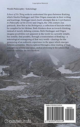 Echoes of No Thing: Thinking between Heidegger and Dōgen