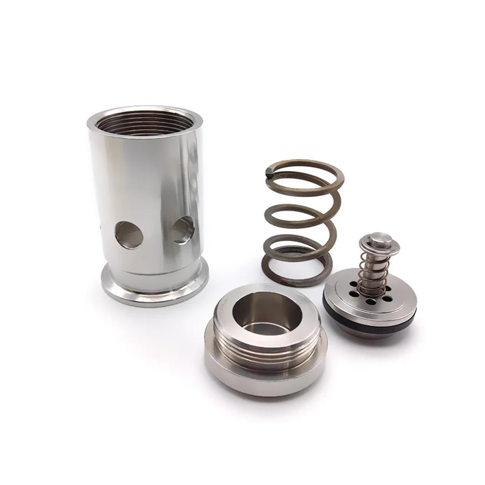 Válvula Reductora de presión Ajustable de Acero Inoxidable SUS304, con Tres Abrazaderas, diámetro Exterior de 50,5 mm y 0,1 MPa