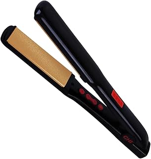 CHI G2 Ceramic and Titanium 1 1/4" Straightening Hairstyling Iron, Black