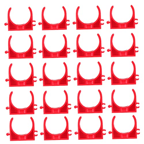 SEWACC Lightweight U-shaped Clamp Pipe Support Pvc Clamp Pipe Hanger Electrician Tube Support Hook