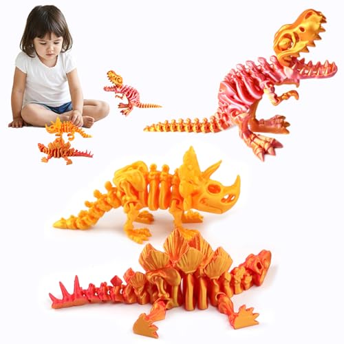 Regalo perfetto: oltre al tempo di gioco, questo giocattolo per bambini è un affascinante pezzo da esposizione. Il suo design intricato e il suo colore brillante lo rendono una grande aggiunta alla collezione di qualsiasi amante dei dinosauri o un affascinante oggetto decorativo per qualsiasi stanza. È anche un giocattolo personalizzato unico che è un ottimo regalo per compleanni, Pasqua, Halloween, Natale e altre festività speciali.