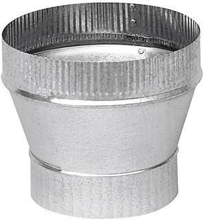 Imperial 7 in. Dia. x 8 in. Dia. Galvanized Steel Stove Pipe Increaser