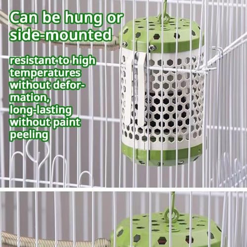 MANON ROSA Bird Cage Heater for Parakeets Chickens Parrots - Thermostatic Socket, Non-Light Emitting Lamp with 2 Ceramic Bulbs (E27 110V) - Small Pet Winter Warming Equipment(50W&100W) by MANON ROSA - Image 2