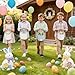 Imagen de HGRGHH 4 Piezas Cesta Huevos Pascua para Niños