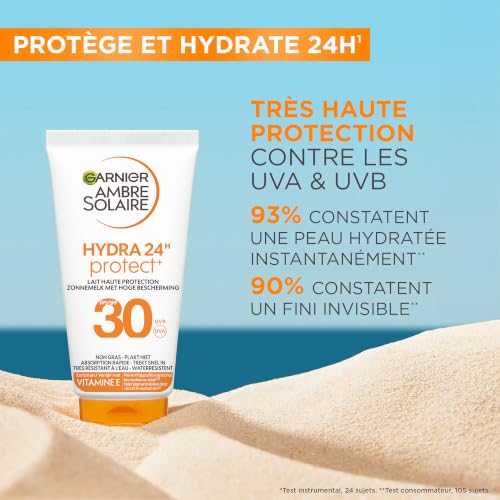 Ambre solaire lait haute protection hydra 24 spf30 50ml - vue 2