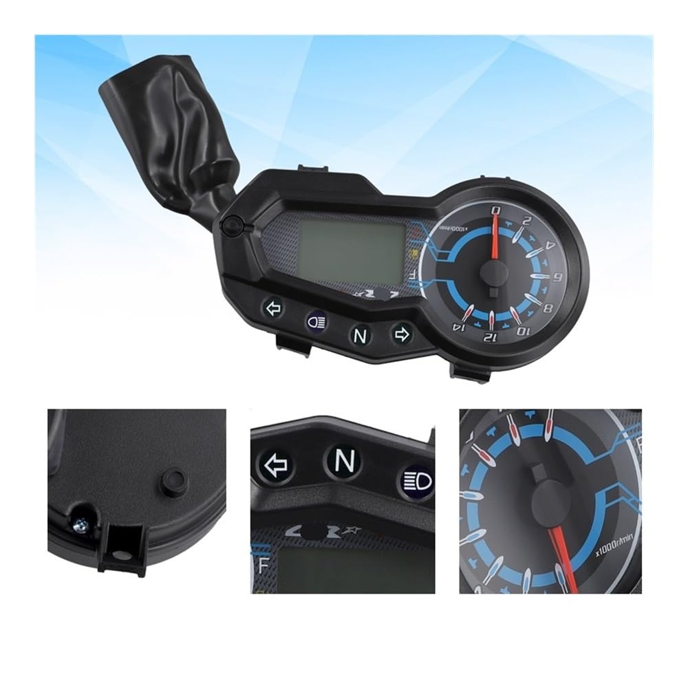Contagiri contachilometri Accessori LED Digitale Moto Contagiri Tachimetro Digitale Tachimetro Multifunzione Moto Calibro Per 150Z 150Sz