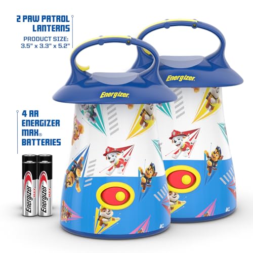 Image of Energizer PAW Patrol Lanterns (2-Pack), Paw Patrol Toys for Boys and Girls, Great Lightweight LED Lantern for Kids (Batteries Included)