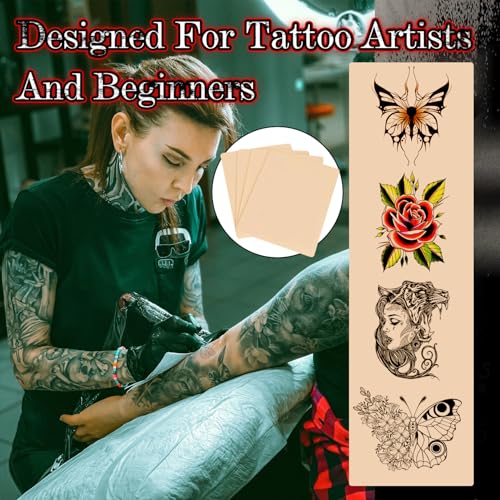 8 Stück 3mm Kunsthaut Tattoo Silikon Tattoo Übungshaut Übungshaut Tattoo 3mm Tattoo Haut Tattoo Haut zum Üben Tattoo Kunsthaut Übungshaut zum Tätowieren Tattoo Zubehör für Anfänger und Tätowierer