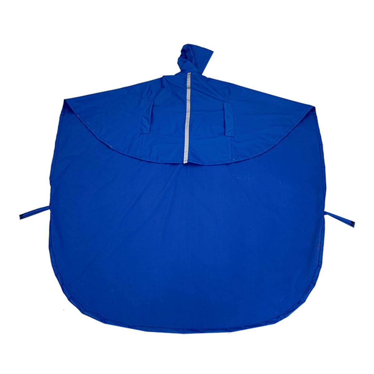 Poncho, Impermeabile per Sedia a Rotelle, Poncho con Cappuccio con Strisce Riflettenti, Impermeabile, Mantella Antipioggia/Black