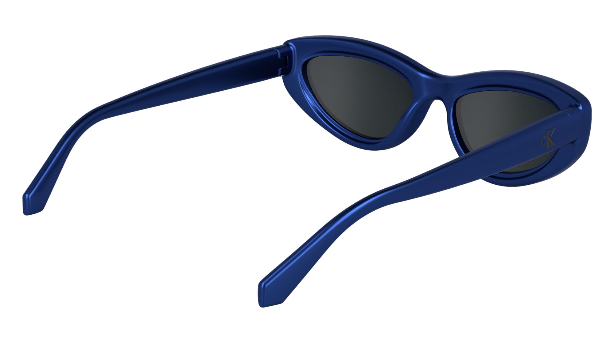 Calvin Klein Jeans Women's Sunglasses CKJ24624S - Blue Flash with Solid Base Grey Blue Mirror Lens