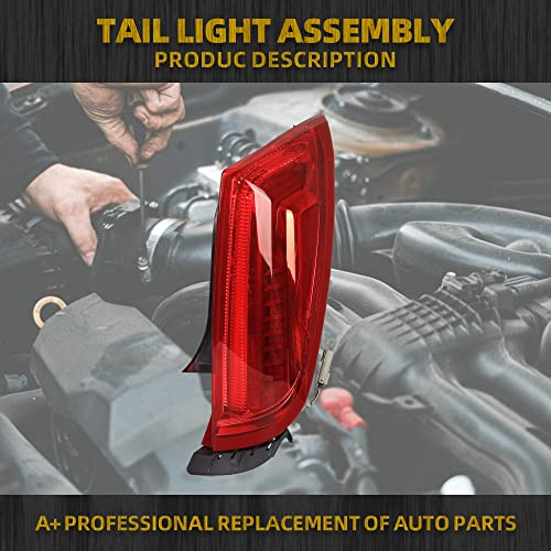 Dasbecan Right Passenger Side Led Tail Light Assembly Rear Lamp Compatible With 2013-2017 Cadillac Xts #TOP1