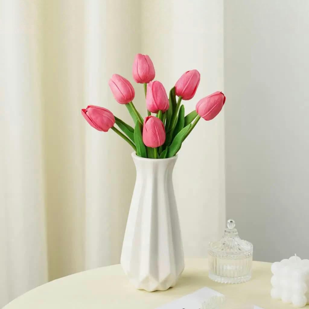 CVJdfhRE fake flowers， 5pcs Orange Flower Artificial Bouquet Foam Fake for Home Garden Decor Wedding(Hg2 10)