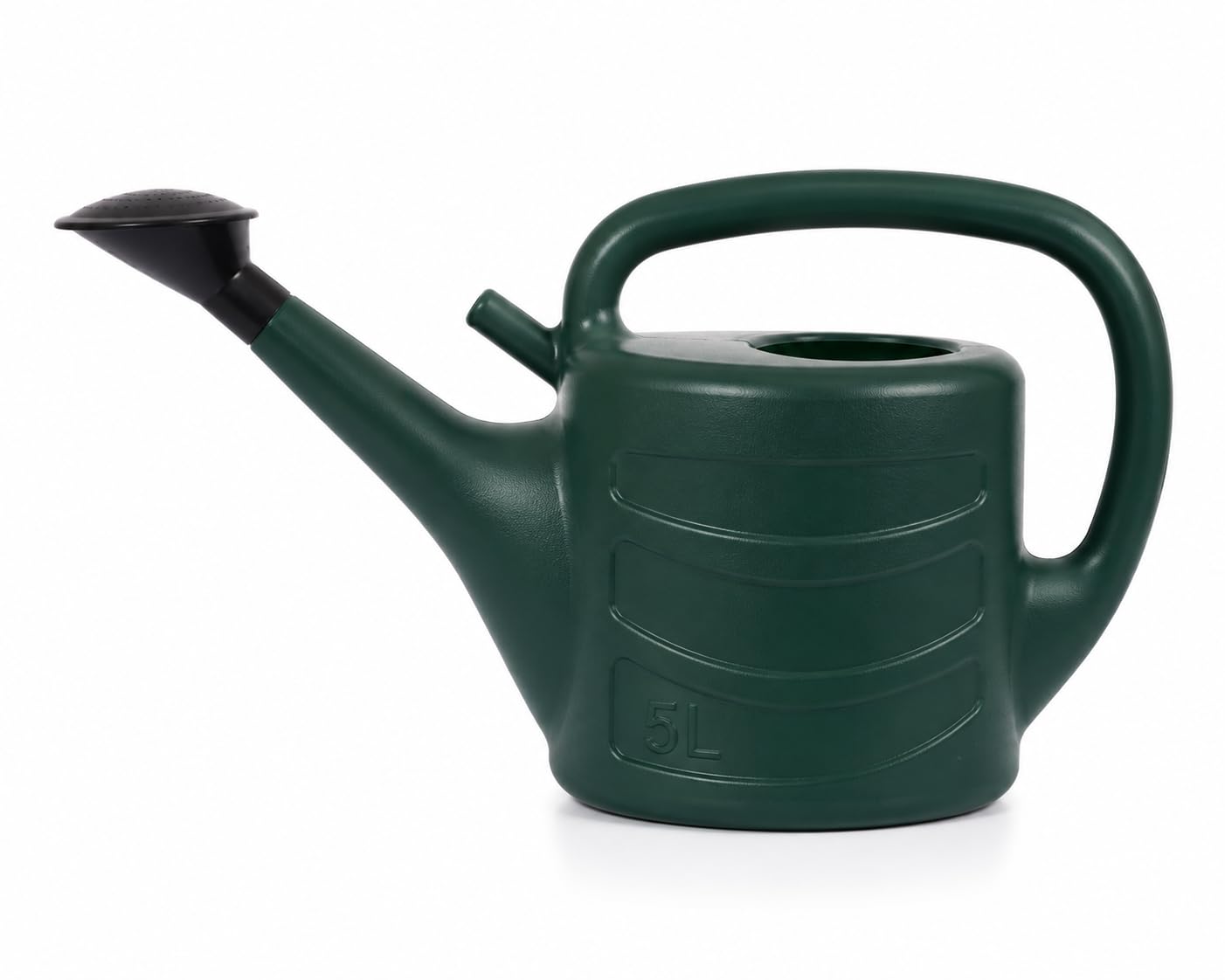 Zarviczonia Watering Can Versatile for Indoor and Outdoor Use, featuring a Detachable Sprinkler Rose Head and an Extended Spout, ideal for both Houseplants and Garden Plants 5L/10L (Green, 5L)