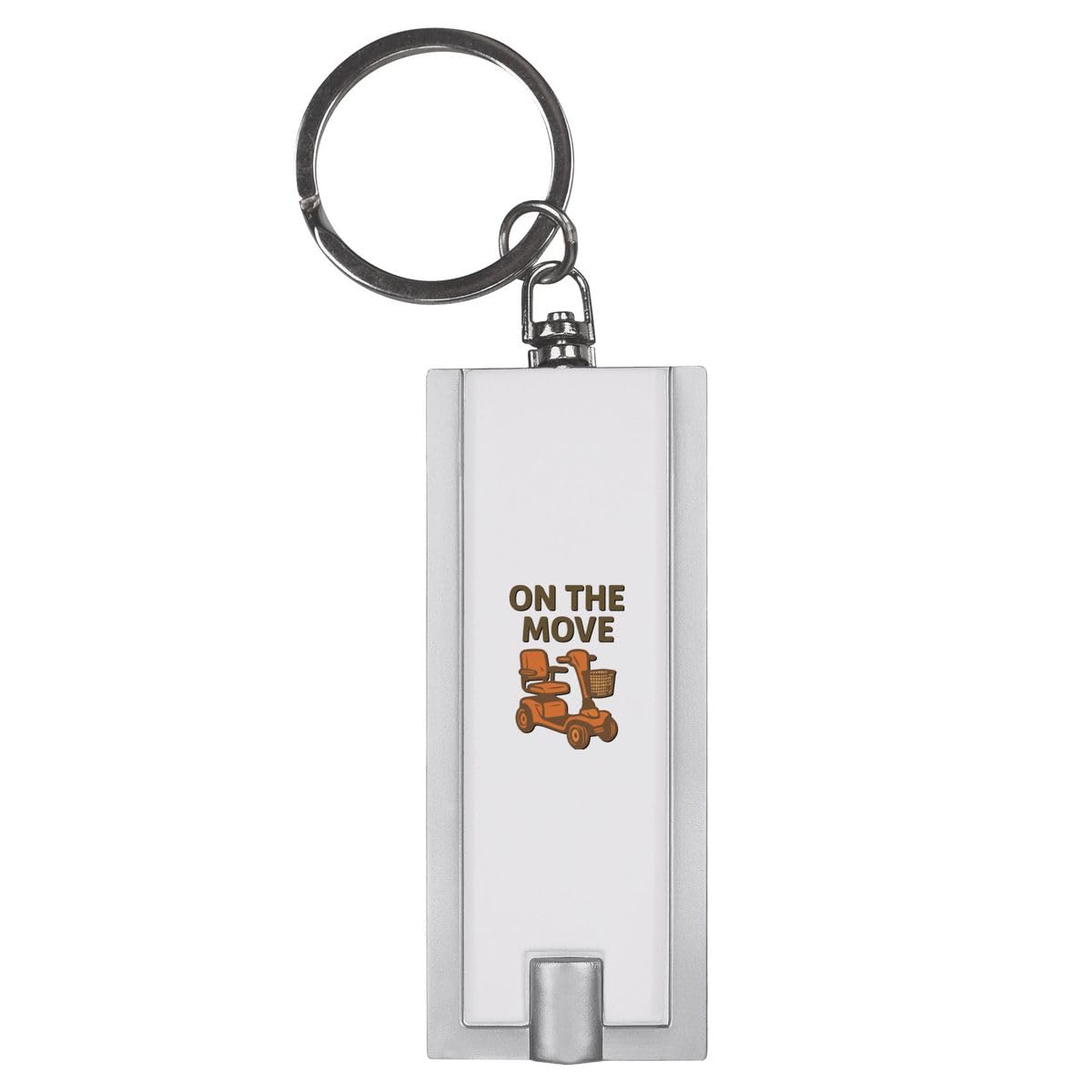 Azeeda 'On Move Mobility Scooter' LED Keyring Torch (KT00045788)