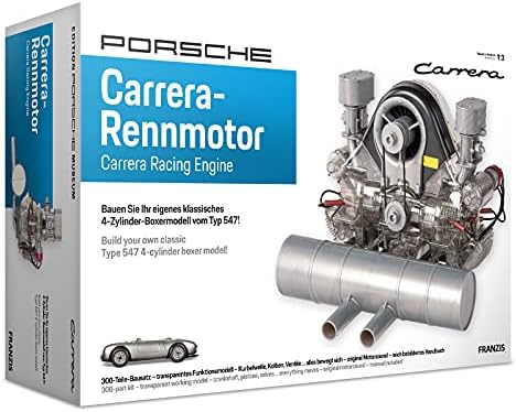 Franzis Porsche Carrera Racing Engine Model Kit with Collector's Book