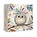 Colorful Bird Cartoon Jigsaw Puzzle 1000 Pieces for Adults, Funny Cute Boho Tree Jigsaw Puzzle, Animal Feather Vintage Art Puzzles