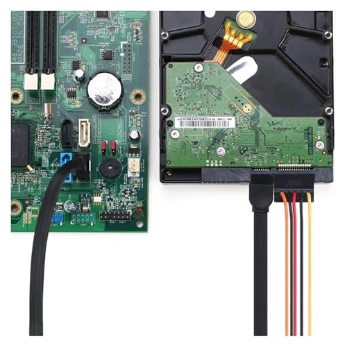 Cable de datos SATA 3.0 40 cm, azul, pack 2 piezas miniatura 5